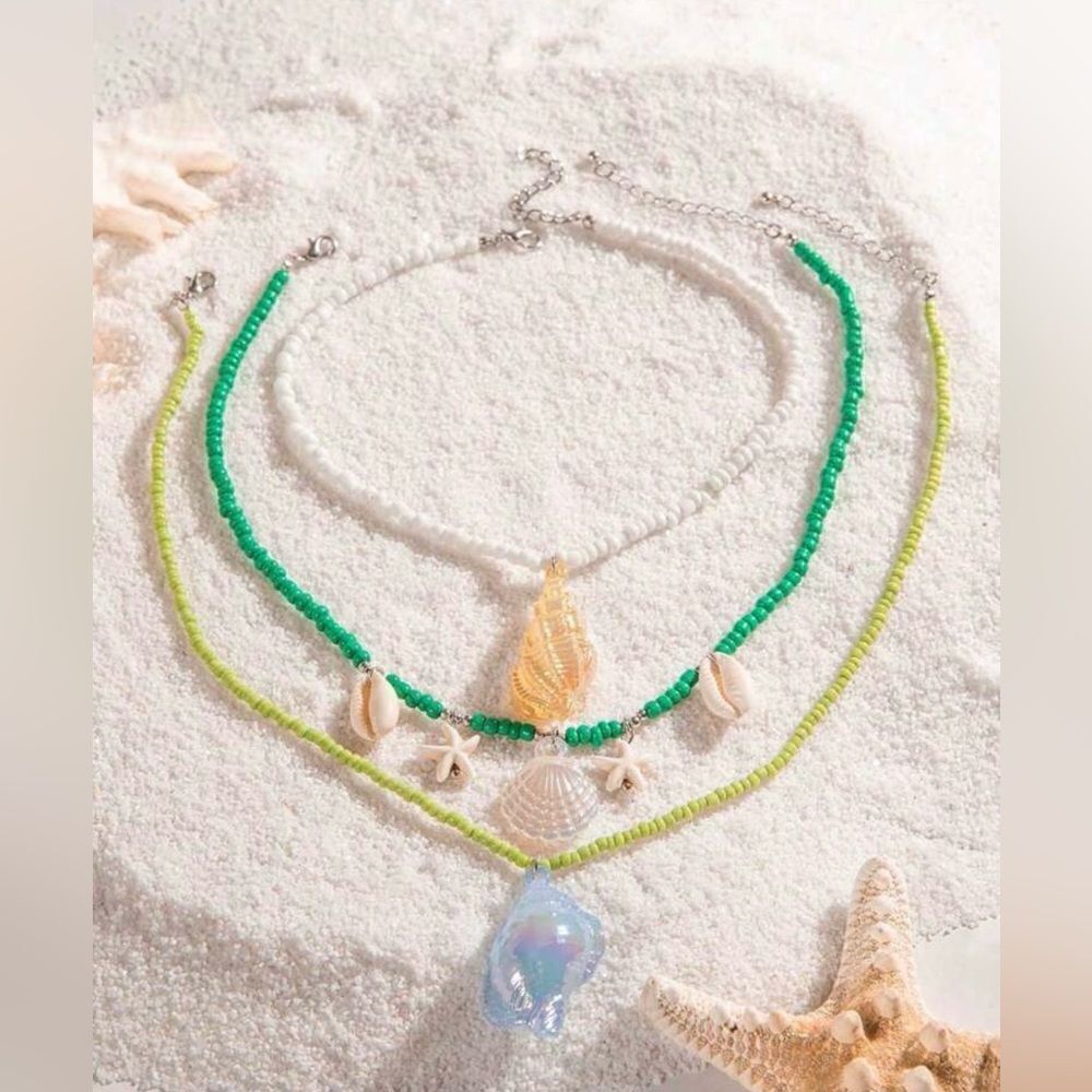 bohemian stackable necklaces A597